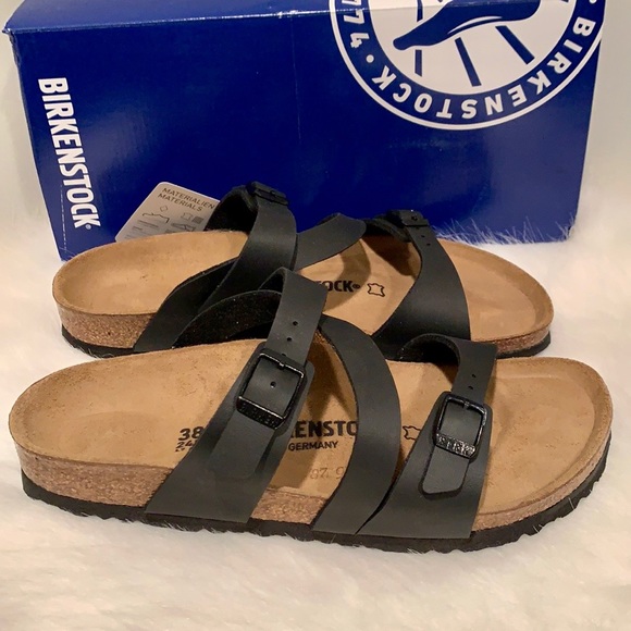 BIRKENSTOCK NEW! Salina Black Sandals 38 - Picture 3 of 7